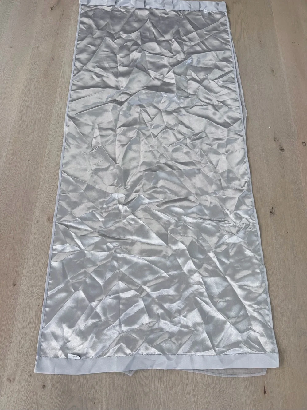 Kenzie Home Elegant Silver Grommet Blackout Curtain Panels with pearls